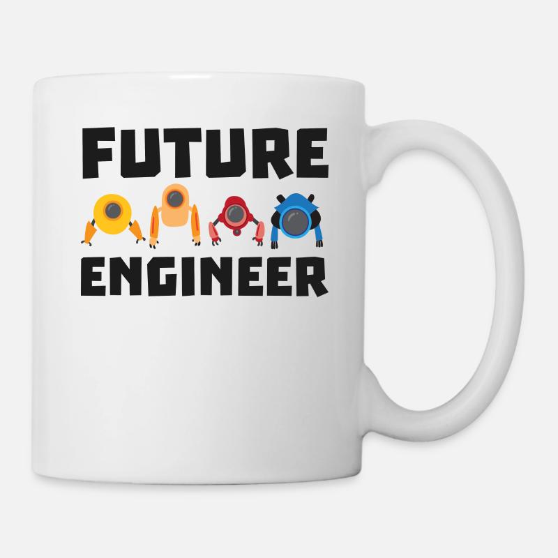 Future Robotics Engineer Kids Robot - Mug blanc - blanc