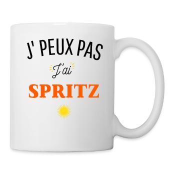 JE PEUX PAS J'AI APÉRO ITALIEN idée cadeau humour - Mug blanc - blanc - Droite