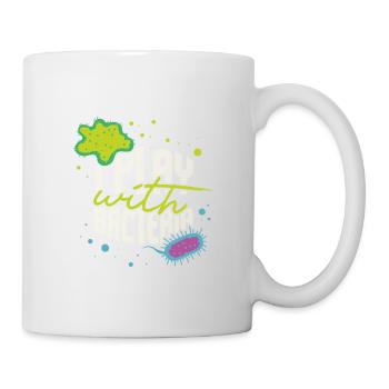 I Play With Bacteria Funny Biology Teacher - Mug - white - Right