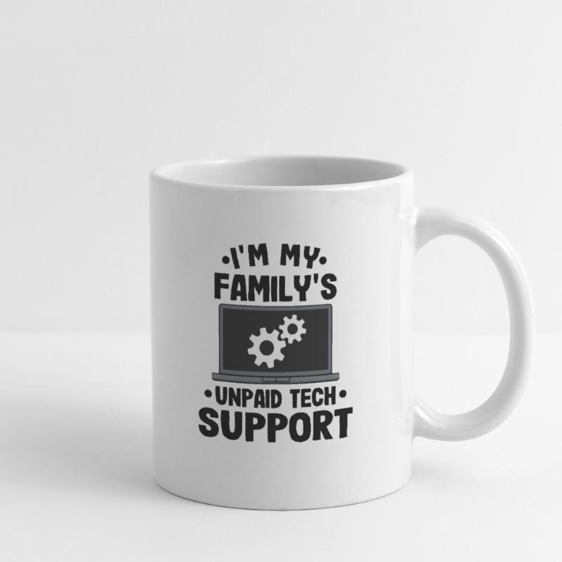 First Level Support Cadeau Drôle Programmeur Mug blanc