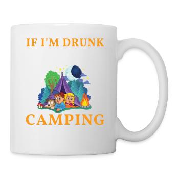 Camping - Mug blanc - blanc - Droite