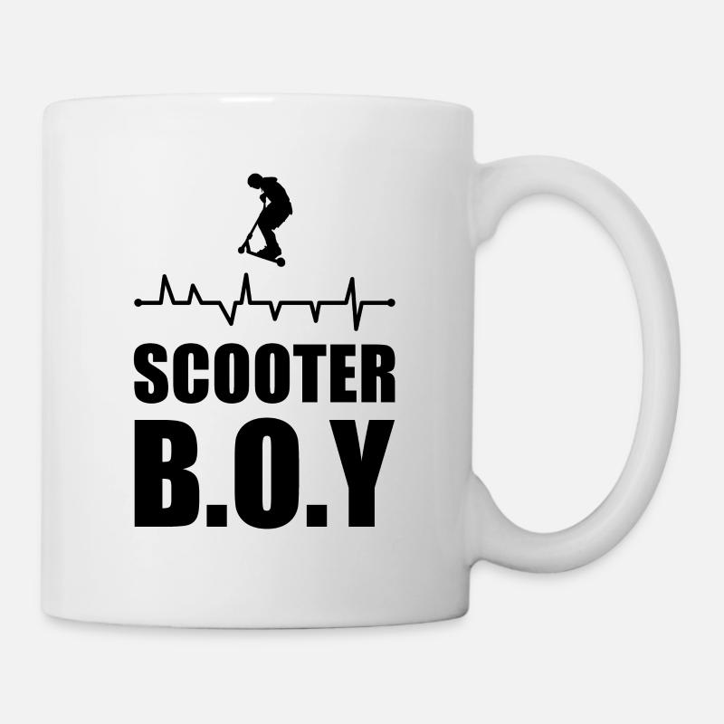 Stunt Scooter - Mug - white