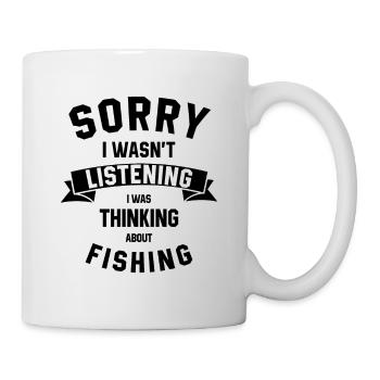 Fishing Joke Hobbies - Funny Quotes Gift - Tasse - Weiß - Rechts
