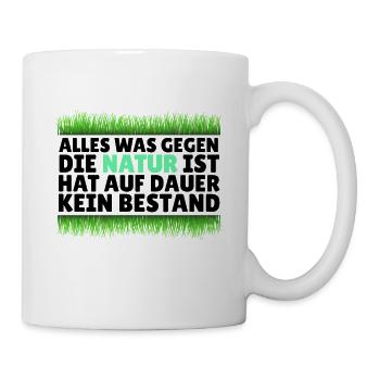 Natur - Tasse - Weiß - Rechts