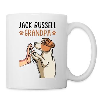 Jack Russell Grandpa Dog Holder Gift - Mug - white - Right