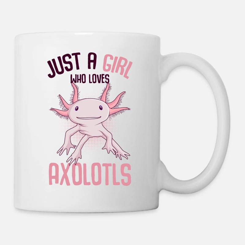 Axolotl - Tasse - Weiß