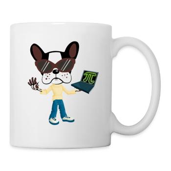 Pi Dog - Mug blanc - blanc - Droite