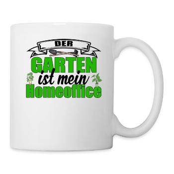 Garten Homeoffice - Tasse - Weiß - Rechts