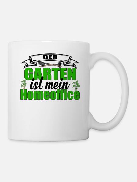 Garten Homeoffice - Tasse - Weiß
