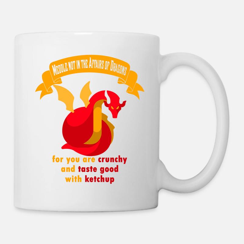 Funny saying for dragon lovers - Mug - white