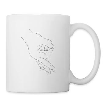 Reingeschaut Reingeguckt Retro Meme - Tasse - Weiß - Rechts