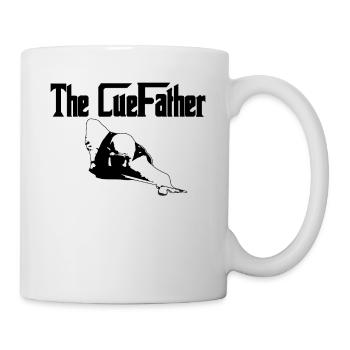 The Cuefather 8 Ball Pool Billiard Player Snooker - Tasse - Weiß - Rechts