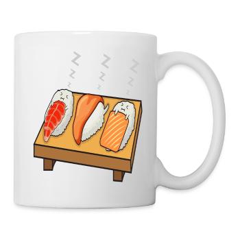 Sushi Sleeps on Table Kawaii Sweet - Mug - white - Right