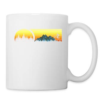 MOUNTAIN BIKE VINTAGE Mountain Biker Mountain Bike - Mug - white - Right