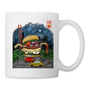 burger - Mug blanc - blanc - Droite