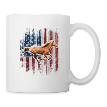 ÉTATS-UNIS Drapeau - Mug blanc - blanc - Droite