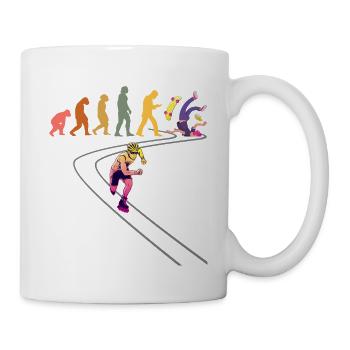 Inline-Skating Rollerskates Inline-Skater - Tasse - Weiß - Rechts