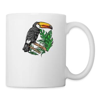 Toucan Costa Rica Tucan Tropical Bird Caribbean Motif - Mug - white - Right