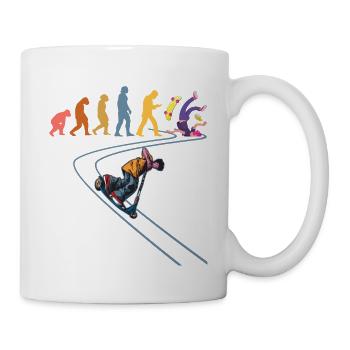 Pedal Scooter Stunt scooter wheels stunt scooter - Mug - white - Right
