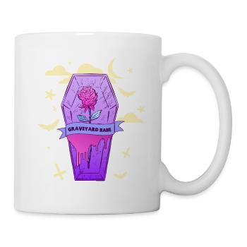 Graveyard Babe, Pastel Goth E-Girl Soft Goth - Mug - white - Right