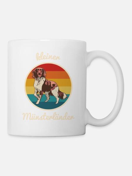 Petit Münsterländer Münsti Mundsterlander Hund - Mug blanc - blanc