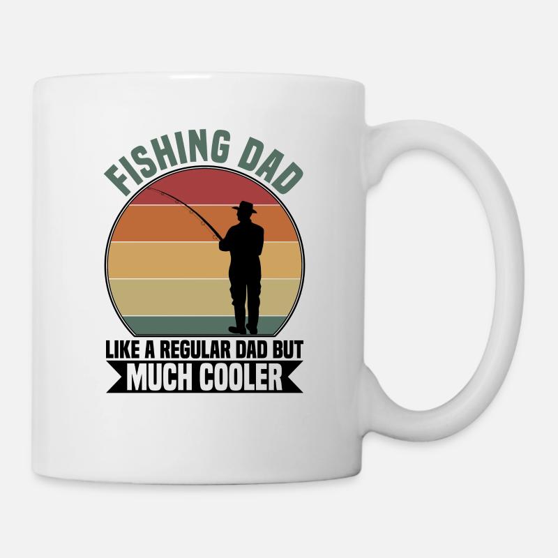 Pêche papa - Mug blanc - blanc