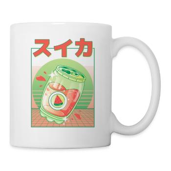 Retro Japanese Watermelon Soda - Vaporwave - Mug - white - Right