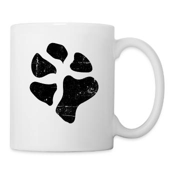 Paw prints dog paws paws dogs - Mug - white - Right