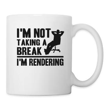 I'm Rendering Funny Filmmaker Gift Video Editor - Mug - white - Right
