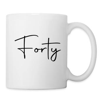 40. - Mug blanc - blanc - Droite