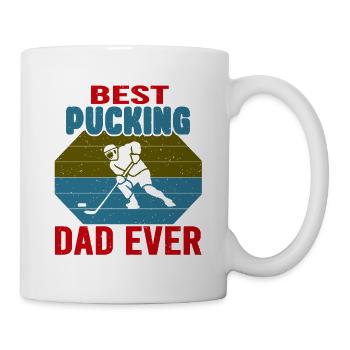 HOCKEY DAD Hockey Dad Man Gift Retro - Mug - white - Right