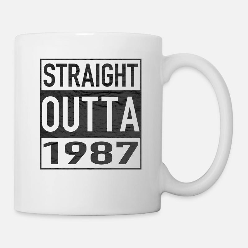 Straight Outta 1987 - Tasse - Weiß