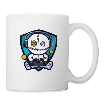 Je ne t'entends pas je joue - Mug blanc - blanc - Droite