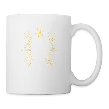 Rock n Roll Skeleton Guitar Music Lover - Tasse - Weiß - Rechts