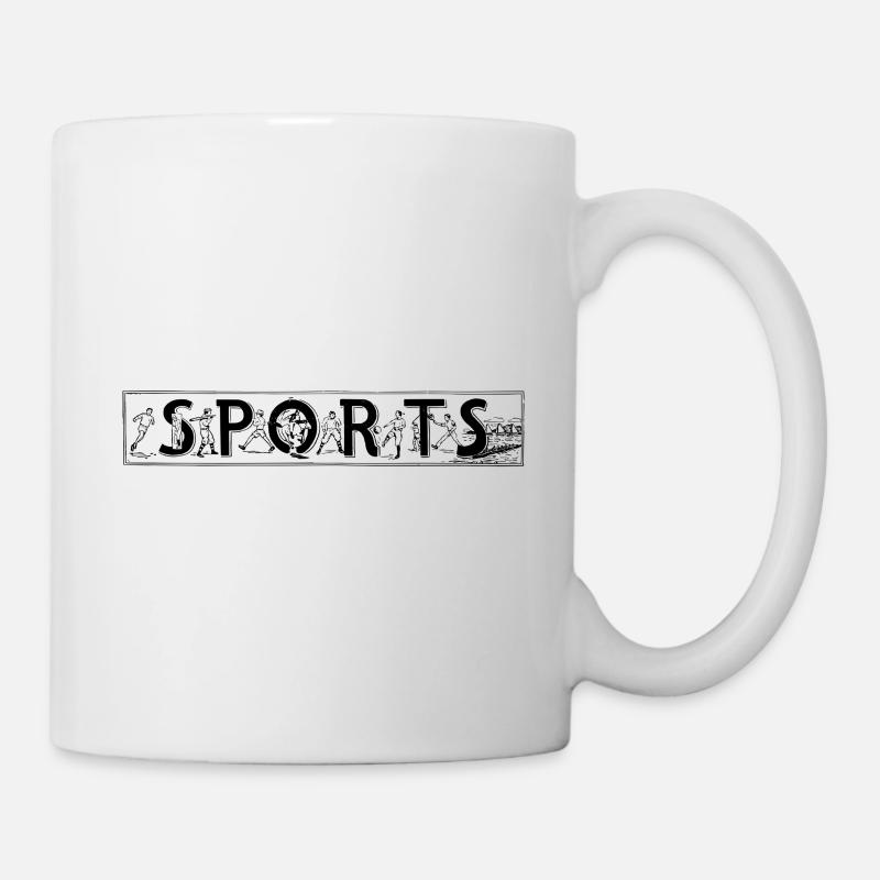 sportif - Mug blanc - blanc