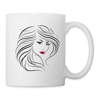 Woman Beauty - Mug - white - Right