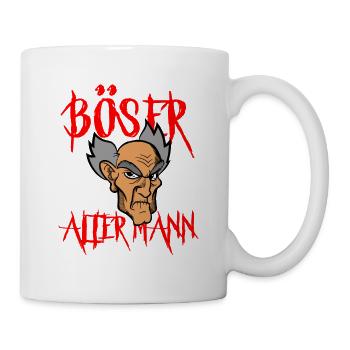 Böser alter Mann by the Manzanita`s - Tasse - Weiß - Rechts