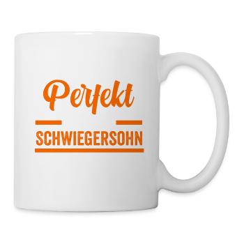 Perfekter Schwiegersohn - Tasse - Weiß - Rechts
