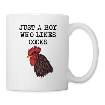 Coming Out Gay Lustiger Spruch Statement - Tasse - Weiß - Rechts