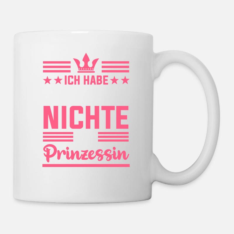 Nichte Prinzessin Geschenk - Tasse - Weiß