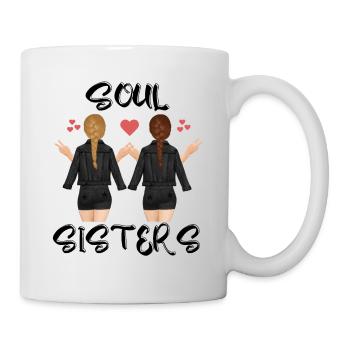 Seele Schwestern - Tasse - Weiß - Rechts