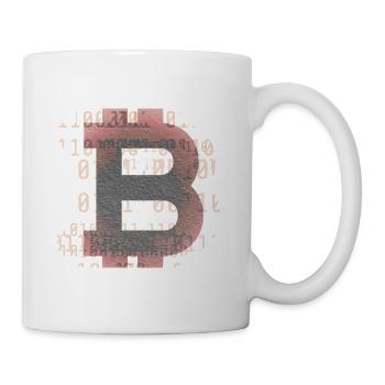 Bitcoin Logo - Mug blanc - blanc - Droite