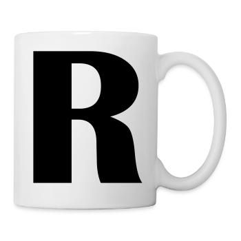 R - Tasse - Weiß - Rechts