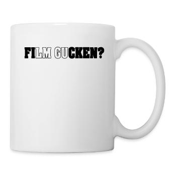 Film Gucken - Ficken - Tasse - Weiß - Rechts