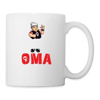 So sieht eine richtig coole Oma aus Motorrad Oma - Tasse - Weiß - Rechts