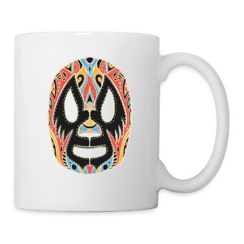 wrestling masque Mexique Mexicain - Mug blanc - blanc - Droite