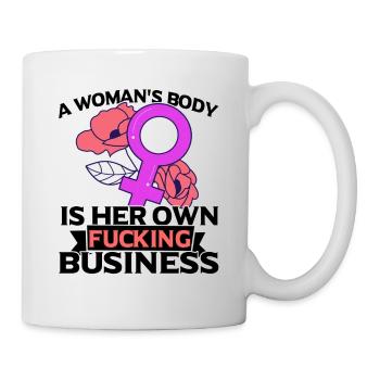 Feministin Feminismus Emanzipation Geschenk - Tasse - Weiß - Rechts