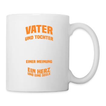 Vater und Tochter - Tasse - Weiß - Rechts