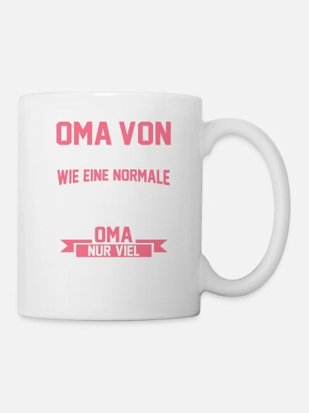 Oma Zwillinge Großmutter Geschenk - Tasse - Weiß