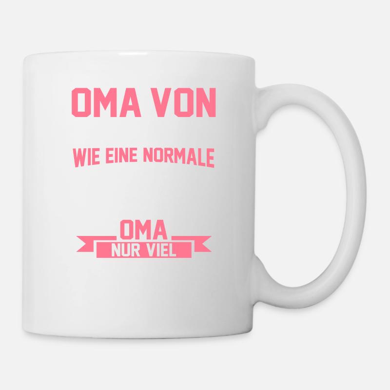 Oma Zwillinge Großmutter Geschenk - Tasse - Weiß